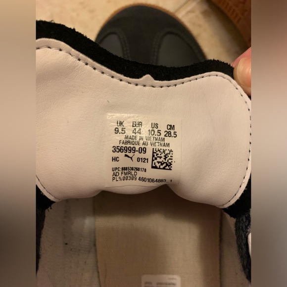 Puma Super Liga Black and White Men's Shoes - Picture 7 of 7